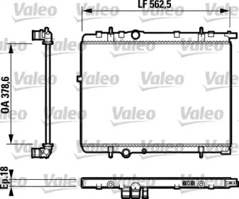 Теплообменник (VALEO: 732891)