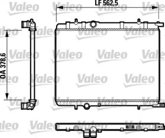 Теплообменник (VALEO: 732892)