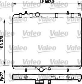 Теплообменник (VALEO: 732894)