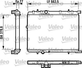 Теплообменник (VALEO: 732895)