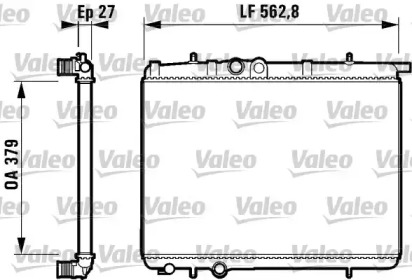 Теплообменник (VALEO: 732910)