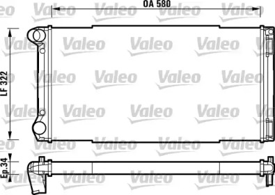 Теплообменник (VALEO: 732913)