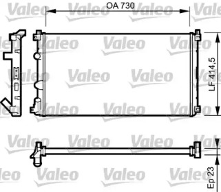 Теплообменник (VALEO: 732917)