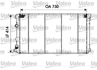 Теплообменник (VALEO: 732919)