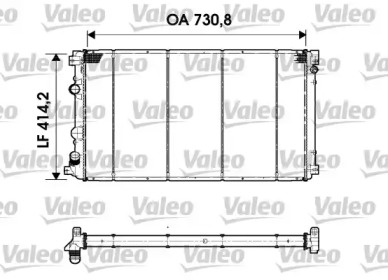 Теплообменник (VALEO: 732920)