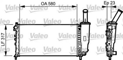 Теплообменник (VALEO: 732923)