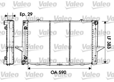 Теплообменник (VALEO: 732941)