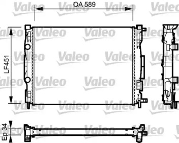 Теплообменник (VALEO: 732946)