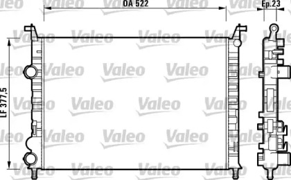 Теплообменник (VALEO: 732948)