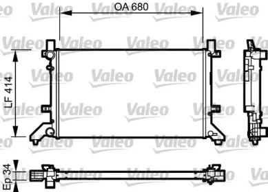 Теплообменник (VALEO: 732952)