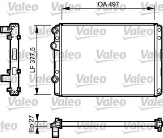 Теплообменник (VALEO: 732953)