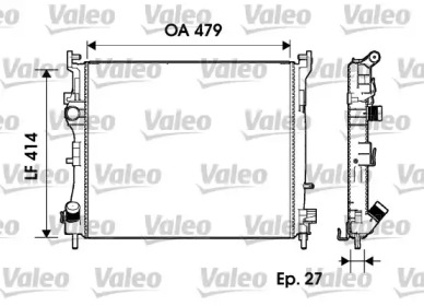 Теплообменник (VALEO: 732960)