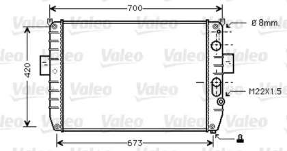 Теплообменник (VALEO: 733409)