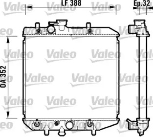 Теплообменник (VALEO: 734104)