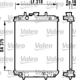 Теплообменник (VALEO: 734105)