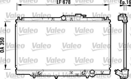 Теплообменник (VALEO: 734109)