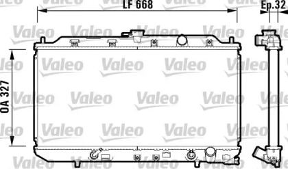 Теплообменник (VALEO: 734111)