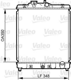 Теплообменник (VALEO: 734117)