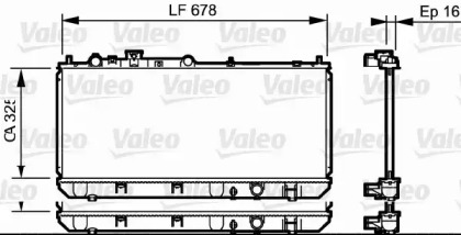 Теплообменник (VALEO: 734123)