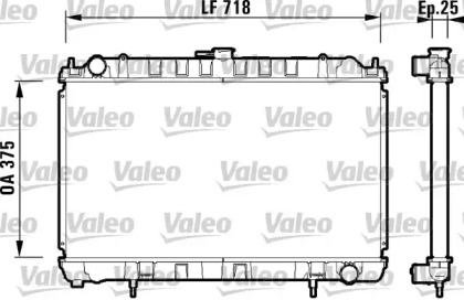 Теплообменник (VALEO: 734128)