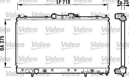 Теплообменник (VALEO: 734129)