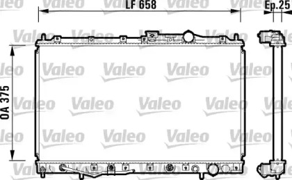 Теплообменник (VALEO: 734132)