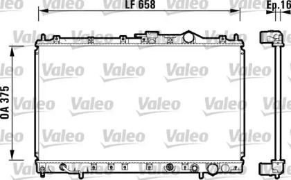 Теплообменник (VALEO: 734136)