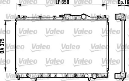 Теплообменник (VALEO: 734138)