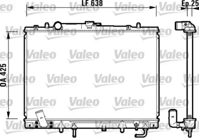 Теплообменник (VALEO: 734144)