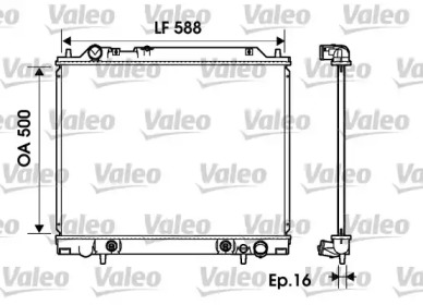 Теплообменник (VALEO: 734146)