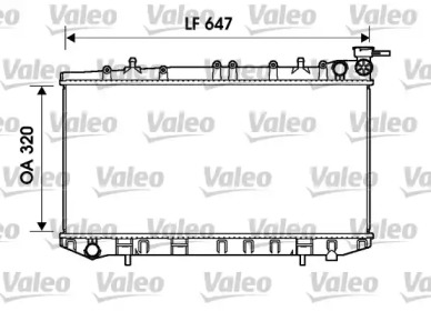 Теплообменник (VALEO: 734155)