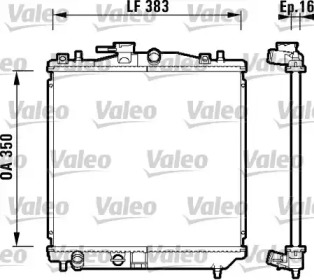 Теплообменник (VALEO: 734157)