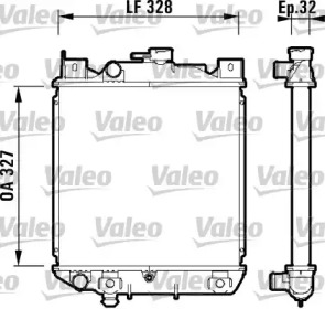 Теплообменник (VALEO: 734159)