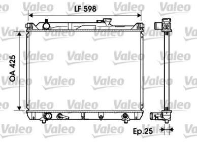 Теплообменник (VALEO: 734161)