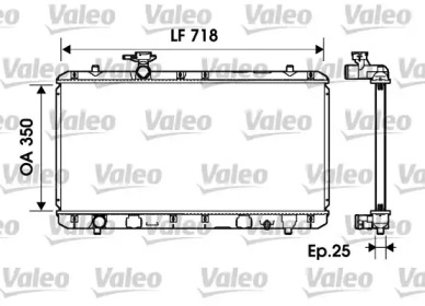 Теплообменник (VALEO: 734164)