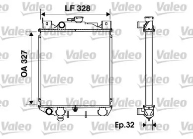 Теплообменник (VALEO: 734166)