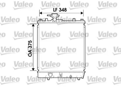 Теплообменник (VALEO: 734171)