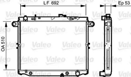 Теплообменник (VALEO: 734192)