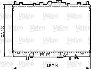 Теплообменник (VALEO: 734196)