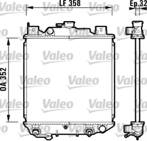 Теплообменник (VALEO: 734203)