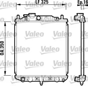 Теплообменник (VALEO: 734209)