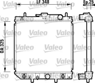 Теплообменник (VALEO: 734210)