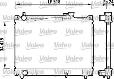 Теплообменник (VALEO: 734213)