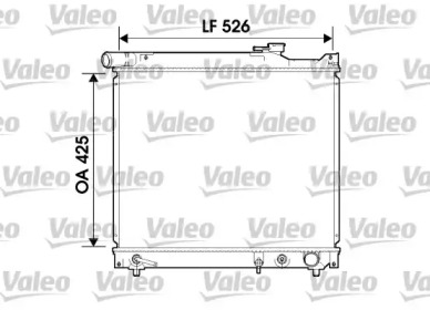 Теплообменник (VALEO: 734214)