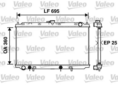 Теплообменник (VALEO: 734215)