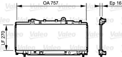 Теплообменник (VALEO: 734219)