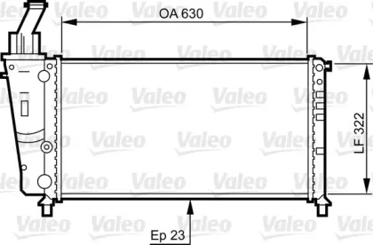 Теплообменник (VALEO: 734221)