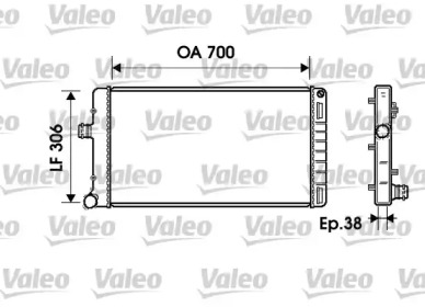 Теплообменник (VALEO: 734224)