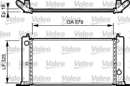 Теплообменник (VALEO: 734228)