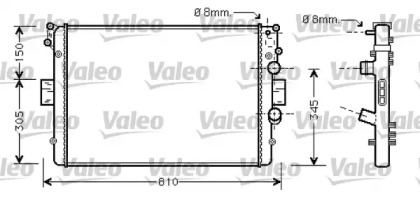 Теплообменник (VALEO: 734233)